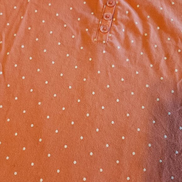 Polka Dot Orange Top - Picture 4 of 6